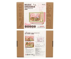 Rolife Sakura Dreamy Tour DIY Music Box 3D Wooden Puzzle