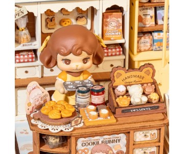 Rolife Cookii Bunny's Cookie Shop DIY Miniature House