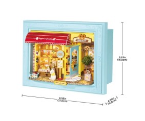 Rolife Fluffy Cat Bakery 3D Wooden Puzzle