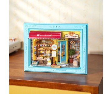 Rolife Fluffy Cat Bakery 3D Wooden Puzzle