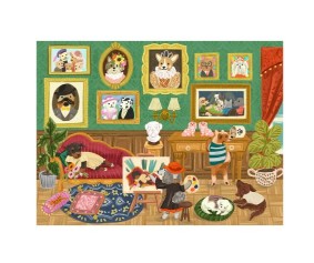 Rolife Doggie Art Gallery 1000 Piece Jigsaw Puzzle