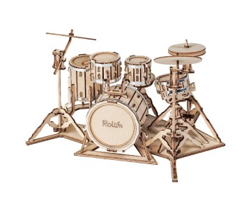 Rolife Drum Kit 3D Wooden Puzzle