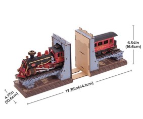 Rolife Book Nook Century Train and Wonderland 3D Wooden Puzzle