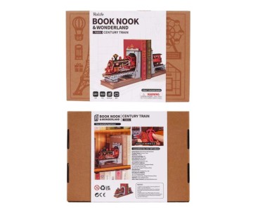 Rolife Book Nook Century Train and Wonderland 3D Wooden Puzzle