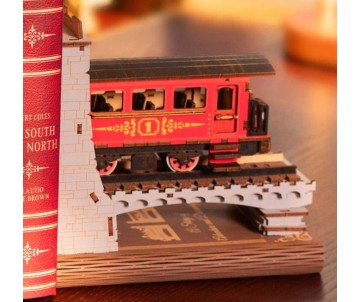 Rolife Book Nook Century Train and Wonderland 3D Wooden Puzzle