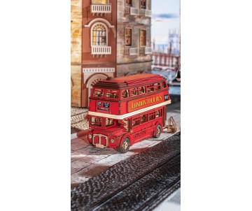 Rolife London Tour Bus 3D Wooden Puzzle