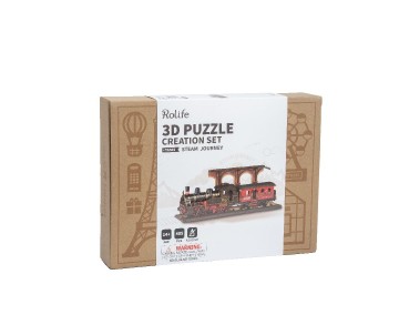 Rolife Steam Journey 3D Wooden Puzzle