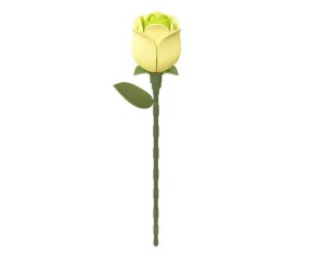 Rowood DIY Green Rose 3D Wooden Puzzle