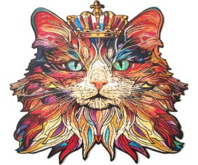 Rowood Cat King 200 Piece Wooden Jigsaw Puzzle
