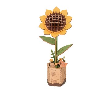 Rowood DIY Sunflower 3D Wooden Puzzle