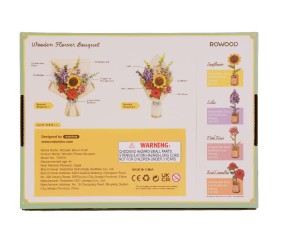 Rowood Wooden Flower Bouquet