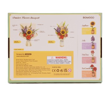Rowood Wooden Flower Bouquet
