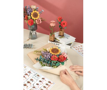 Rowood Wooden Flower Bouquet