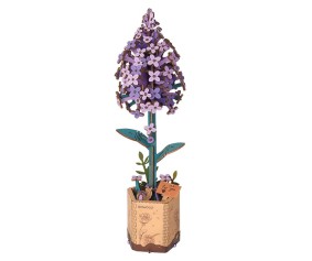 Rowood DIY Lilac 3D Wooden Puzzle