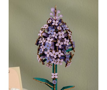 Rowood DIY Lilac 3D Wooden Puzzle