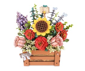 Rowood DIY Wooden Bloom Box 3D Wooden Puzzle