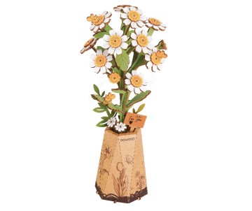 Rowood DIY Chamomile 3D Wooden Puzzle