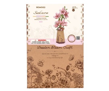 Rowood Sakura DIY 3D Wooden Puzzle