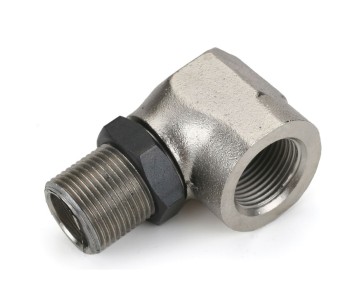 Saito Engines Muffler, Right Angle Adapter: 120-180, 300