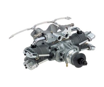 Saito Engines 182 Twin Cylinder Dual Plug: DD