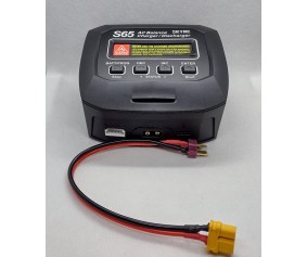 SkyRC S65 AC Balance Charger / Discharger 65W, 6A, Embedded XT60 Connector (NO BULLETS)