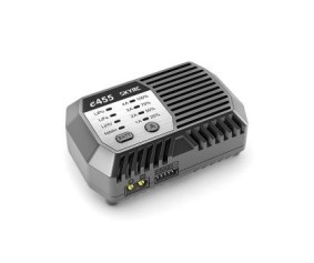 SkyRC e455 Battery Charger, AC Only, 4A, 50W, Embedded XT60 Connector (NO BULLETS)