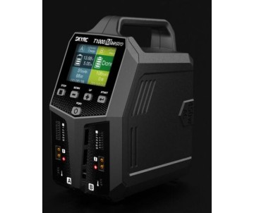 SkyRC T1000 Maestro AC/DC Dual Balance Charger, Charge Leads Not Included
