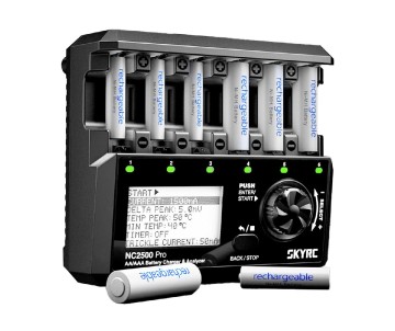 SkyRC NC2500 Pro Charger and Analyzer with QC3.0
