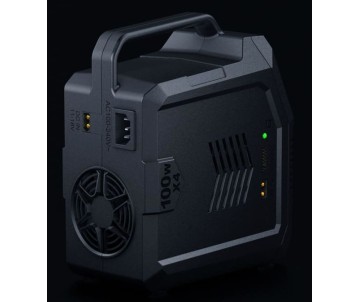 SkyRC T400Q Battery Charger, AC/DC Quad Charger Charge Lead Not Included