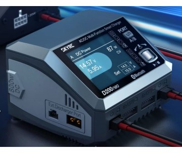 SkyRc D200neo Dual Channel Charger With AC200W And DC800W Charge Lead Not Included