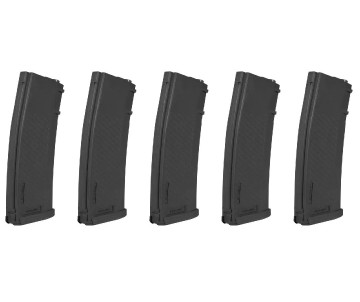 Specna Arms S-Mag Mid-Cap Magazine - Black (5pk) - 8419