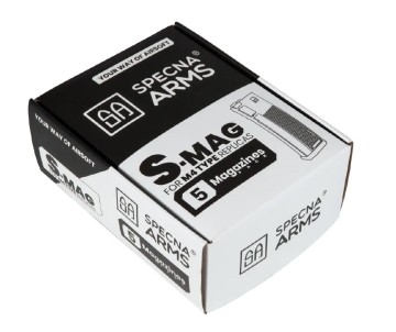 Specna Arms S-Mag Mid-Cap Magazine - Black (5pk) - 8419