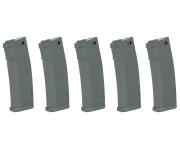 Specna Arms S-Mag Mid-Cap Magazine - Chaos Grey (5pk)  - 8423