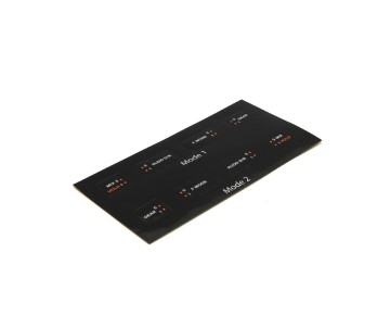 Spektrum SPM9036 Mode 1 & 2 Decals: DX7s