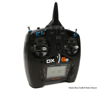 Spektrum Radio Blue Switch Nuts (8) & Wrench