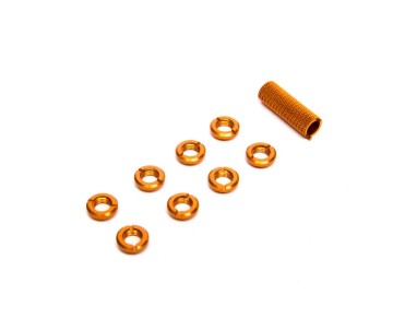 Spektrum Radio Orange Switch Nuts (8) & Wrench