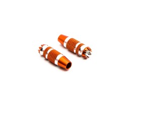 Spektrum Stick End 24mm Orange w/ Silver