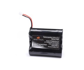 Spektrum 6600 mAh 3.7V 1S Transmitter Batt NX10 iX12 NX8 NX6 XH-1S Plug