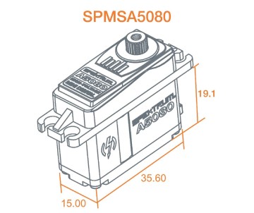 Spektrum A5080 MT/HS Mini Digital HV Servo