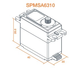 Spektrum Ultra Torque High Speed Metal BL HV Servo