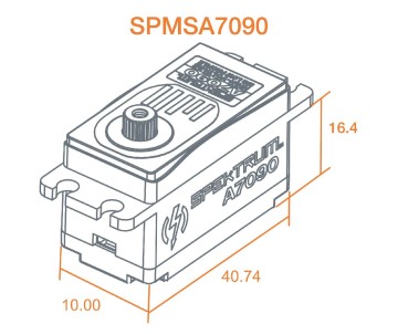 Spektrum Brushless Low Profile MG HV Servo