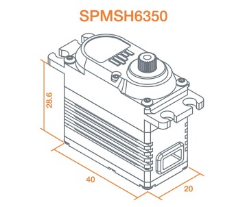 Spektrum Ultra Torque High Speed Heli Cyclic HV Servo