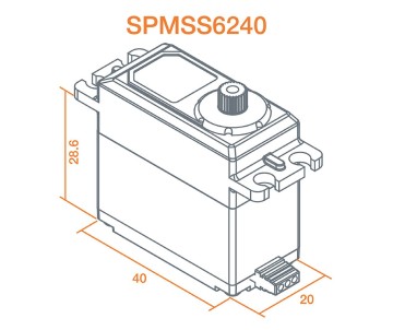 Spektrum High Torque High Speed Digital WP Metal Servo