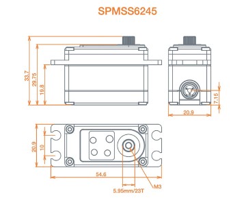 Spektrum High Speed/Torque Servo