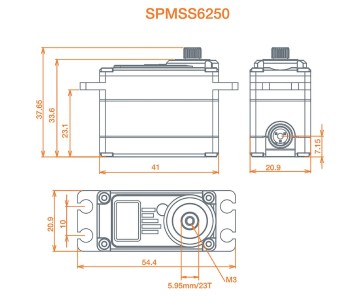 Spektrum Ultra Torque High Speed Digi WP Metal Servo
