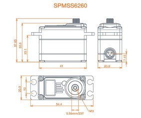 Spektrum High Torque High Speed Digi HV Metal Servo