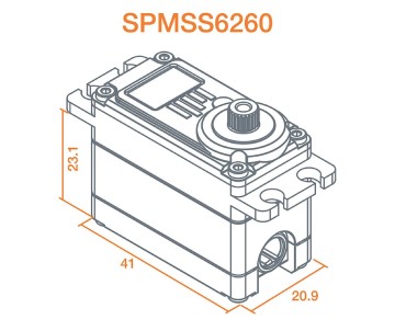 Spektrum High Torque High Speed Digi HV Metal Servo