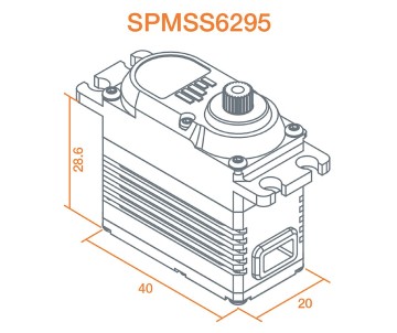 Spektrum 1/8 High Speed/Torque Race Servo