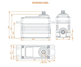 Spektrum 1/5 Torque Metal Servo