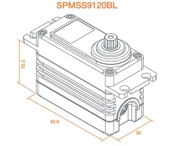 Spektrum 1/5 Torque Metal Servo